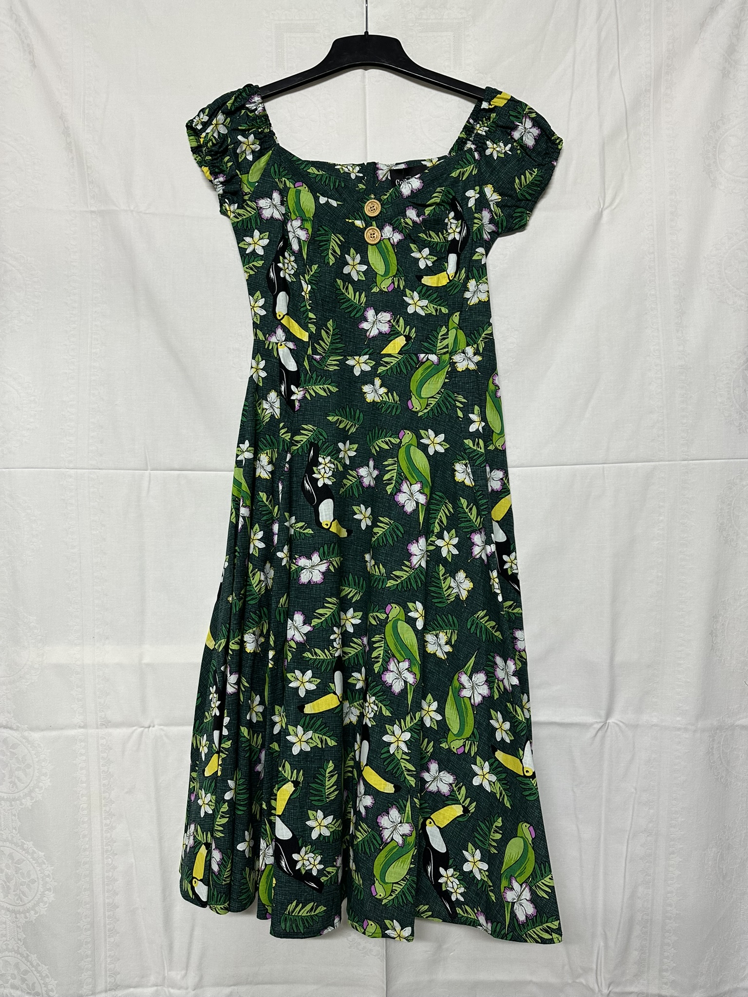 Kleid Dolores Tropical Bird Dress