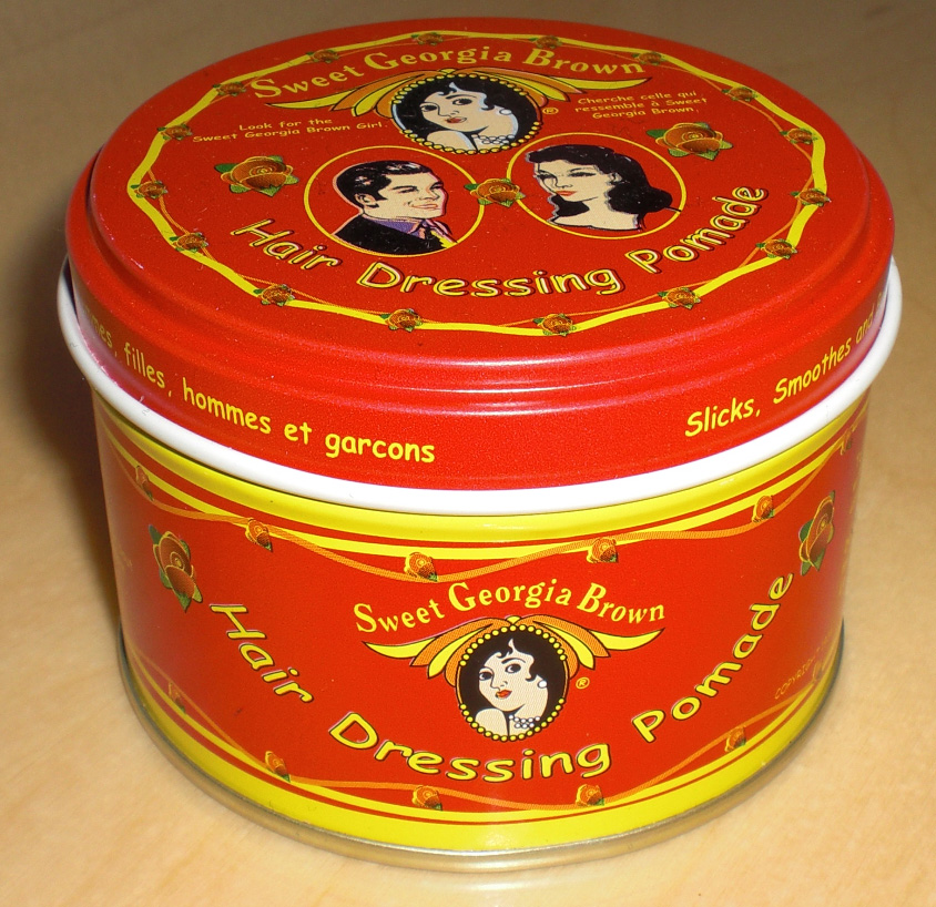 Sweet Georgia Brown Hair Dressing Pomade RED - Medium Hold 