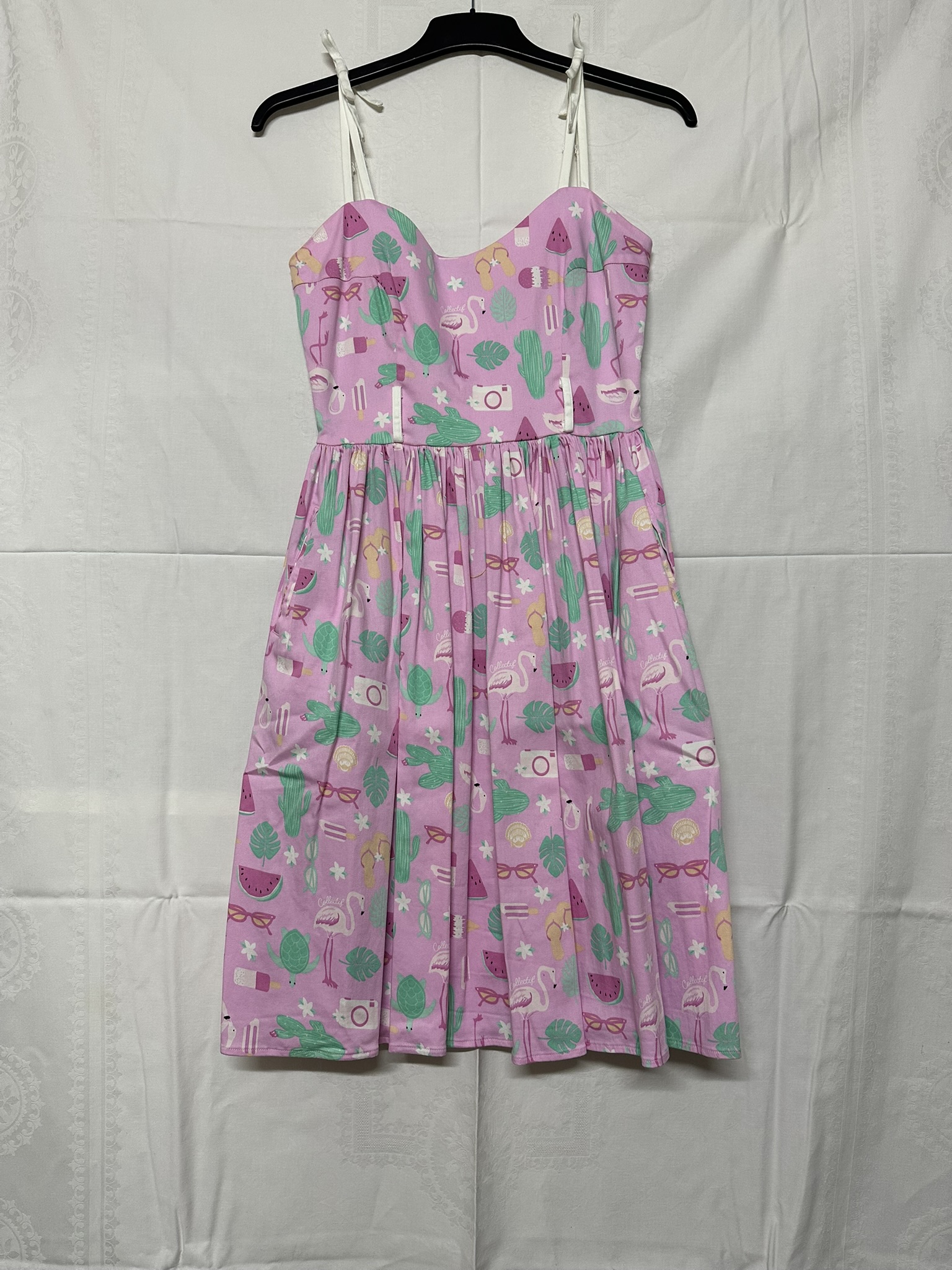 Kleid Jade Summer Flamingo Swing Dress