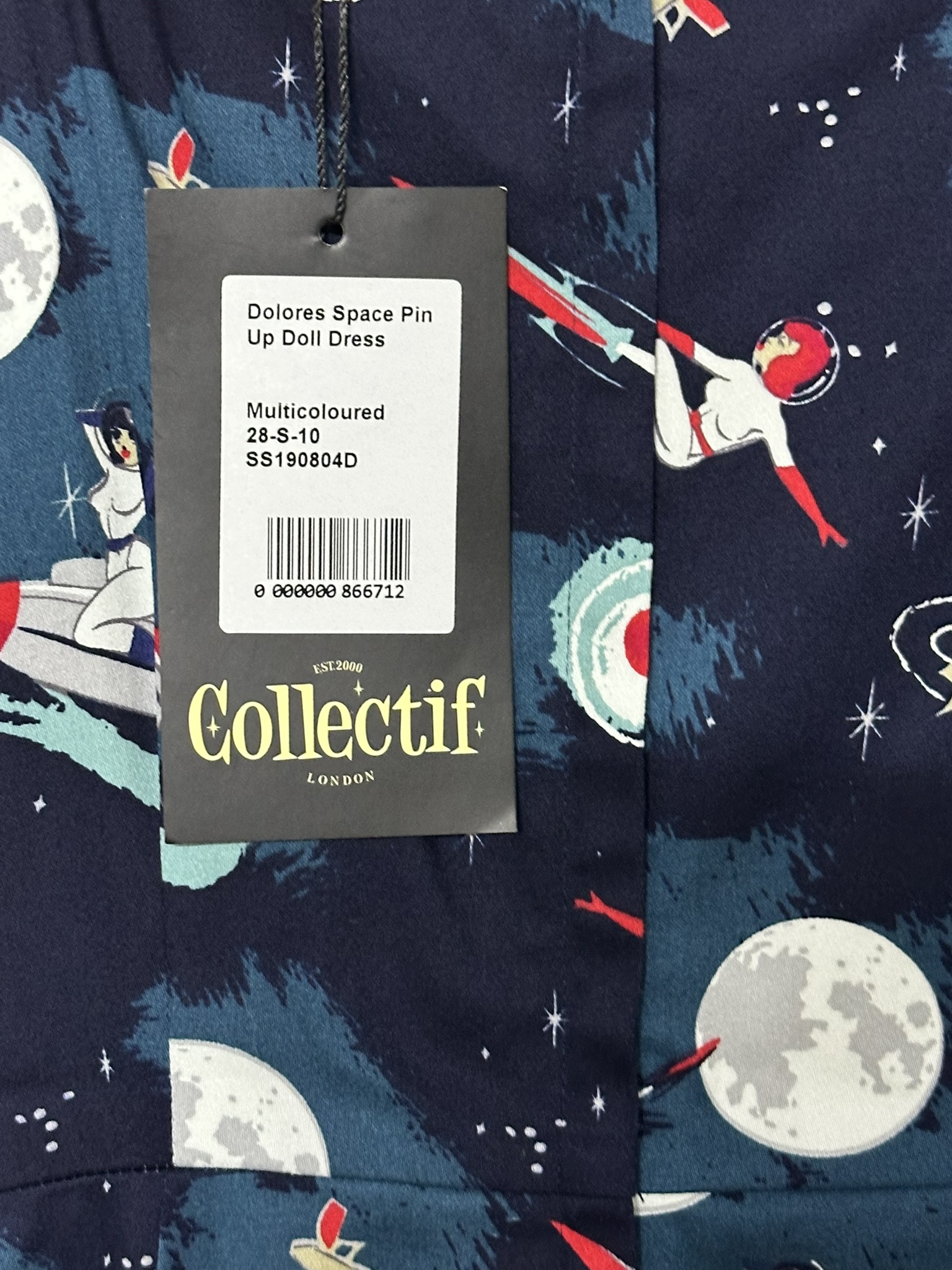 Kleid Dolores Space Pinup Doll Dress