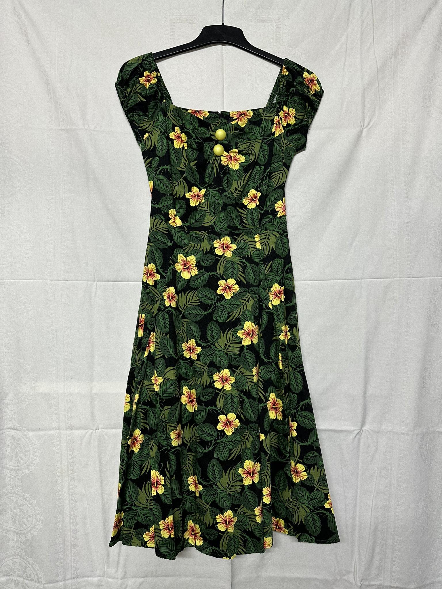 Kleid Dolores Tropical Hibiscus Doll Dress