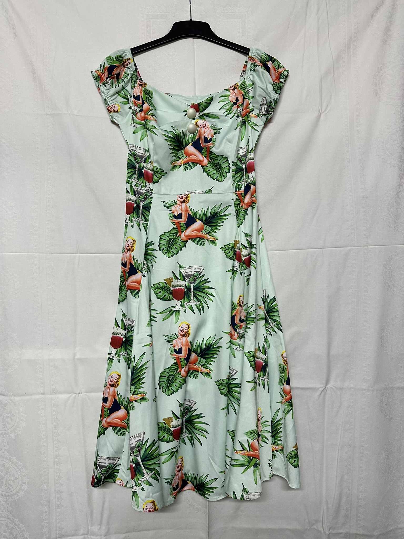 Kleid Dolores Tropical Pinup Girl Doll Dress