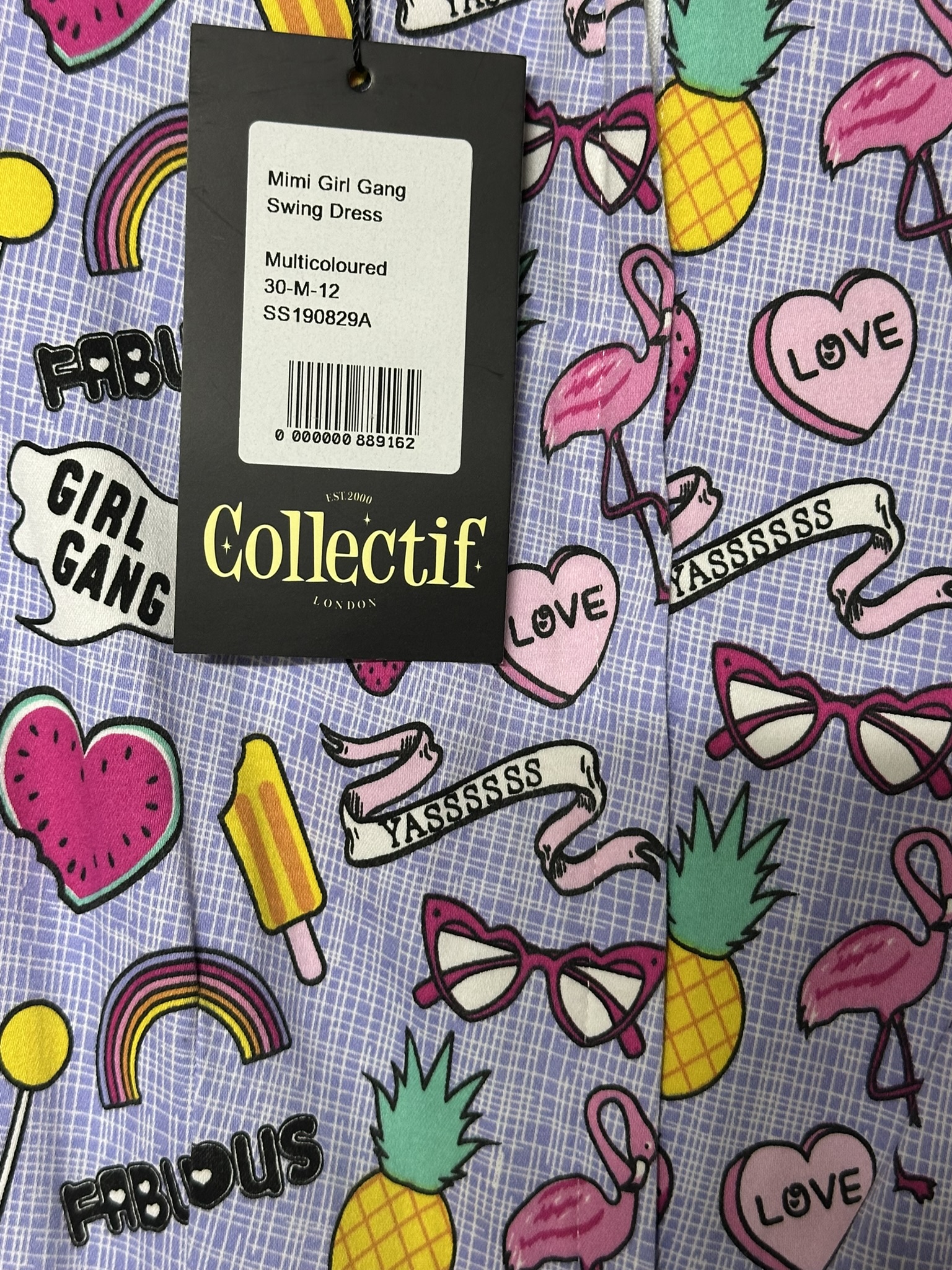 Kleid Mimi Girl Gang Swing Dress